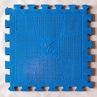 Коврик резиновый синий (  400 х 400 х 12 мм ) -