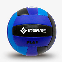 Мяч волейбол. INGAME PLAY чёрно-сине-голубой